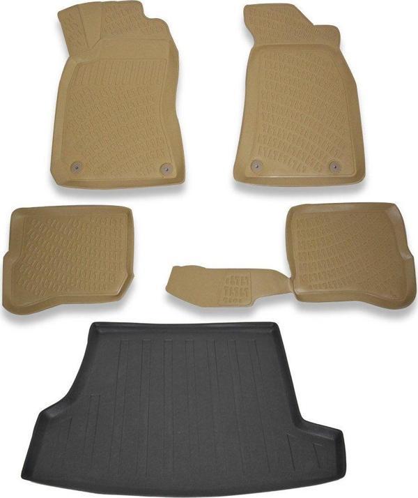 Volkswagen Passat B5 1997-2005 Bej Paspas ve Bagaj Havuzu Seti - Image 1