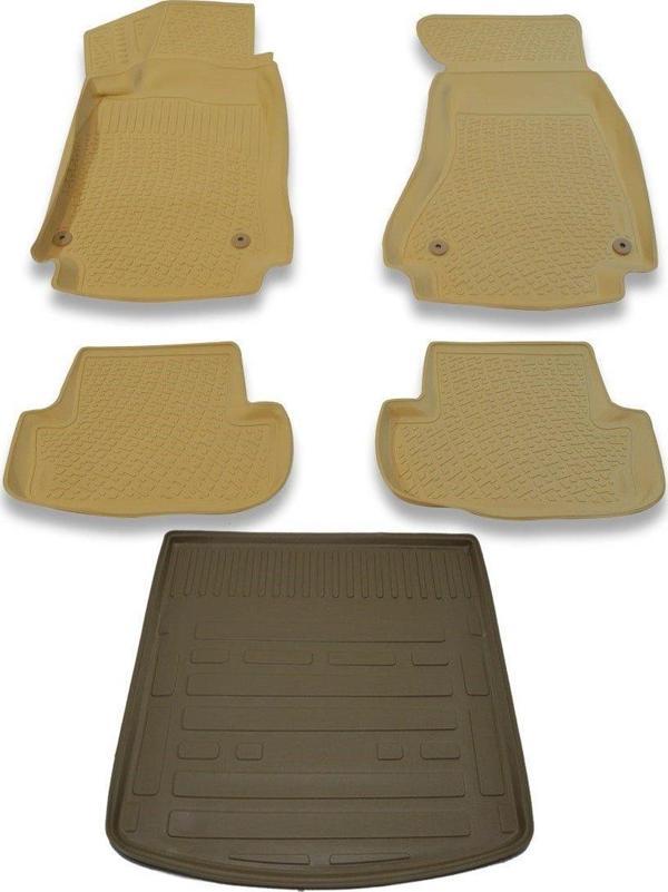 Audi A4 Sedan 2008-2015 Bej Paspas ve Bagaj Havuzu Seti - Image 1