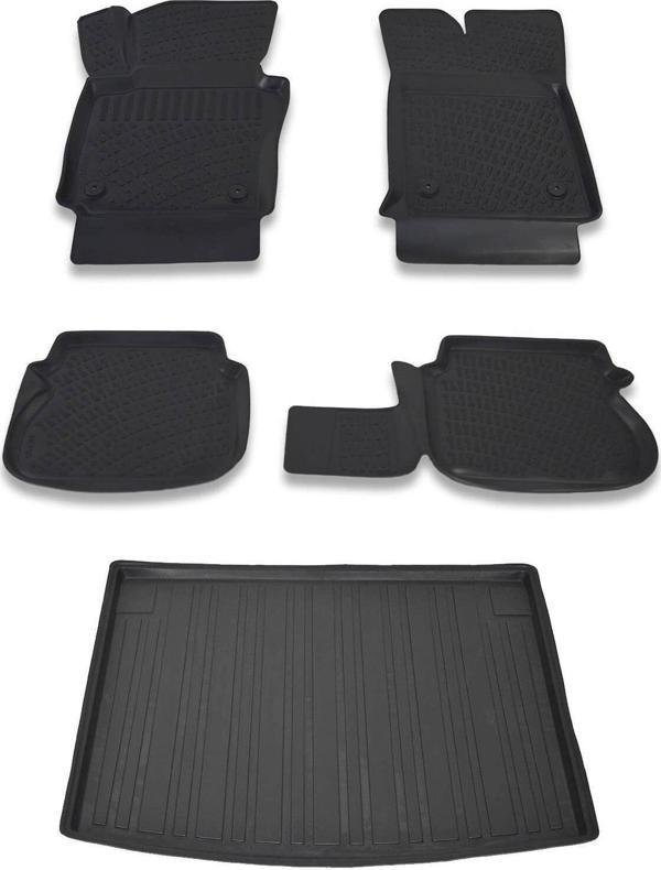 Volkswagen Caddy Life 2008-2011 Paspas Ve Bagaj Havuzu Seti - Image 1