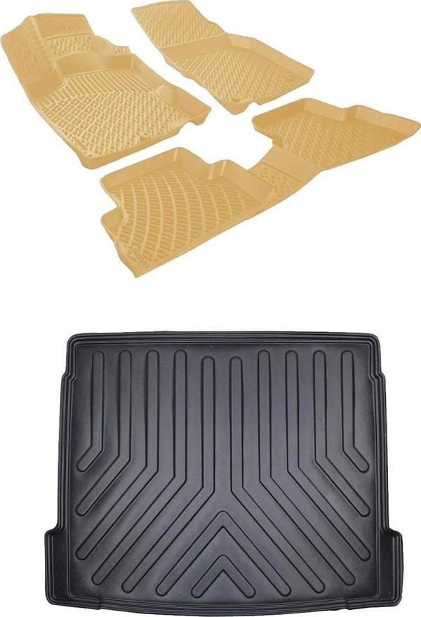 Citroen C5 2001-2007 3D Bej Paspas ve Bagaj Seti Bizymo - Image 1