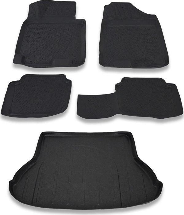 Hyundai Elantra 2011-2015 Paspas Ve Bagaj Havuzu Seti - Image 1