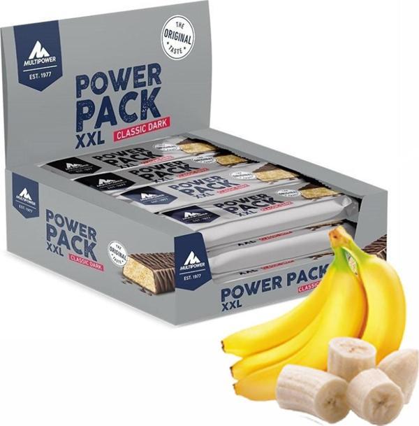 Multipower Power Pack Xxl 12 Adet Muz Aromalı 60 gr Protein Bar Enerji Yağ Karbonhidrat - Image 1