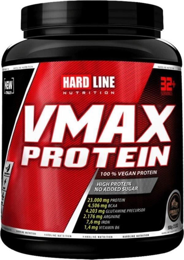 Hardline Vmax Vegan Protein Tozu 908 Gr çikolata Aroma 32 Servis - Image 1