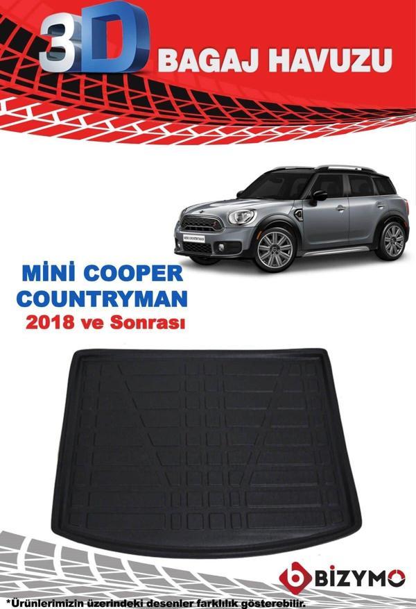 Mini Cooper Countryman 2018 ve Sonrası 3D Bagaj Havuzu Bizymo - Image 1