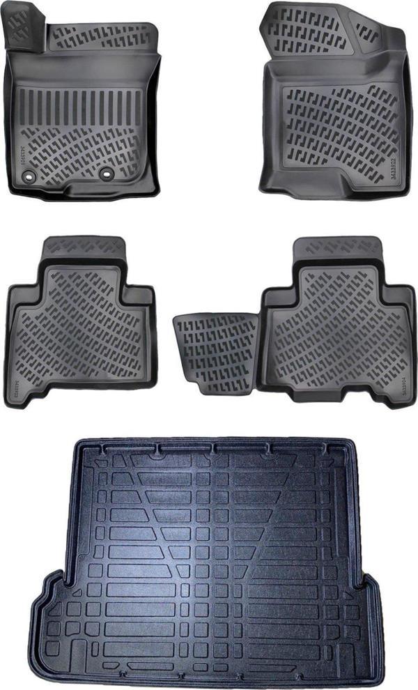 Toyota Land Cruiser Prado 7K 2009+ 3D Paspas ve Bagaj Havuzu Seti - Image 1