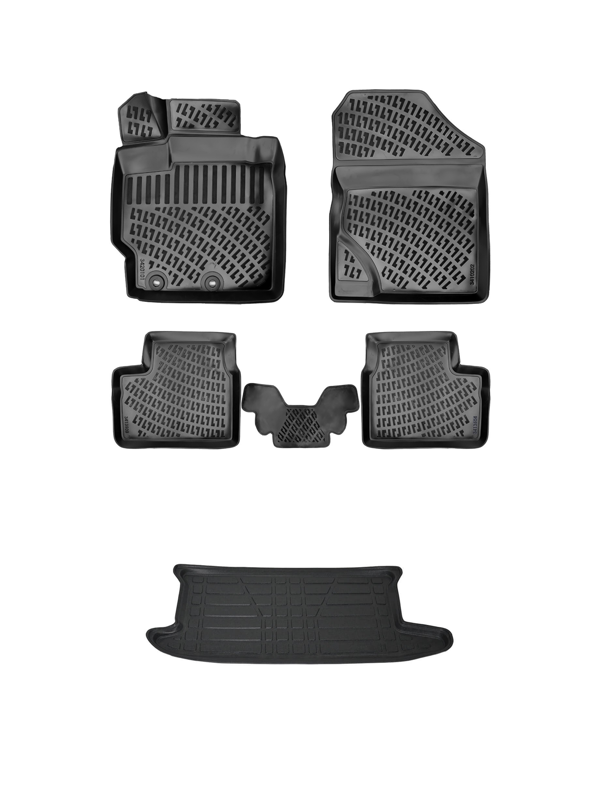 Toyota Yaris Hb 2005-2010 Paspas ve Bagaj Havuzu Seti - Image 1
