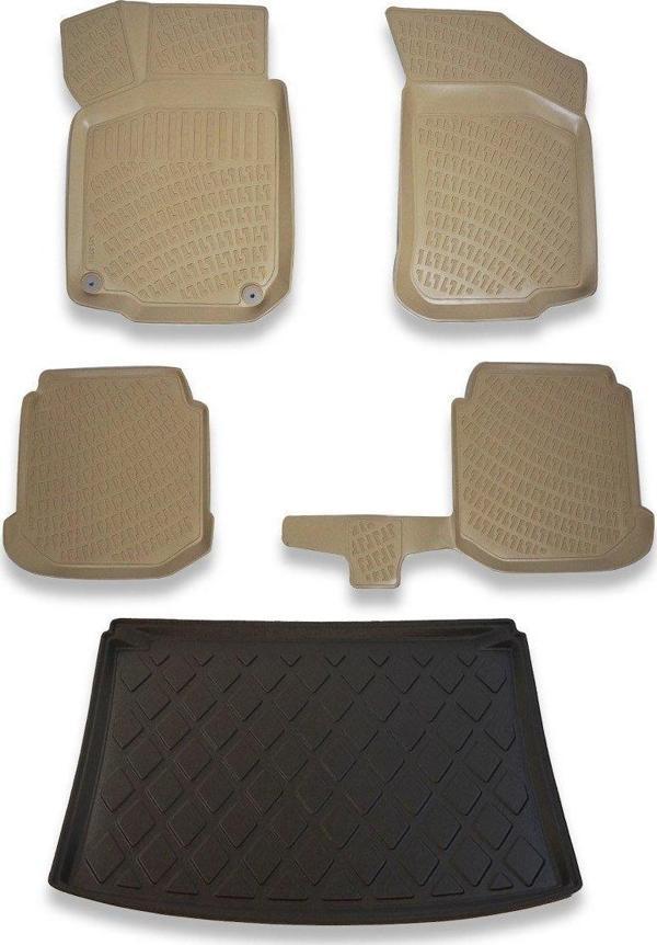 Volkswagen Golf 4 1998-2004 Bej Paspas Ve Bagaj Havuzu Seti - Image 1