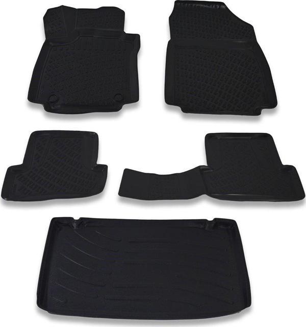 Renault Clio 3 Hb Kancalı 2006-2012 Paspas ve Bagaj Havuzu Seti - Image 1