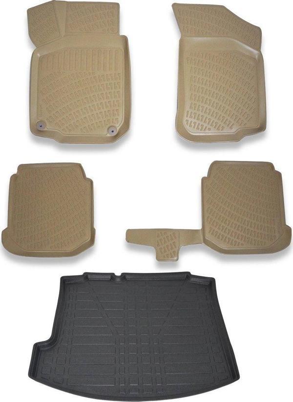 Volkswagen Bora 1999-2005 Bej Paspas ve Bagaj Havuzu Seti - Image 1