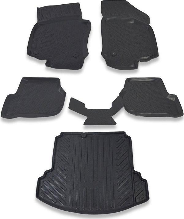 Volkswagen Jetta 2005-2010 Paspas Ve Bagaj Havuzu Seti - Image 1