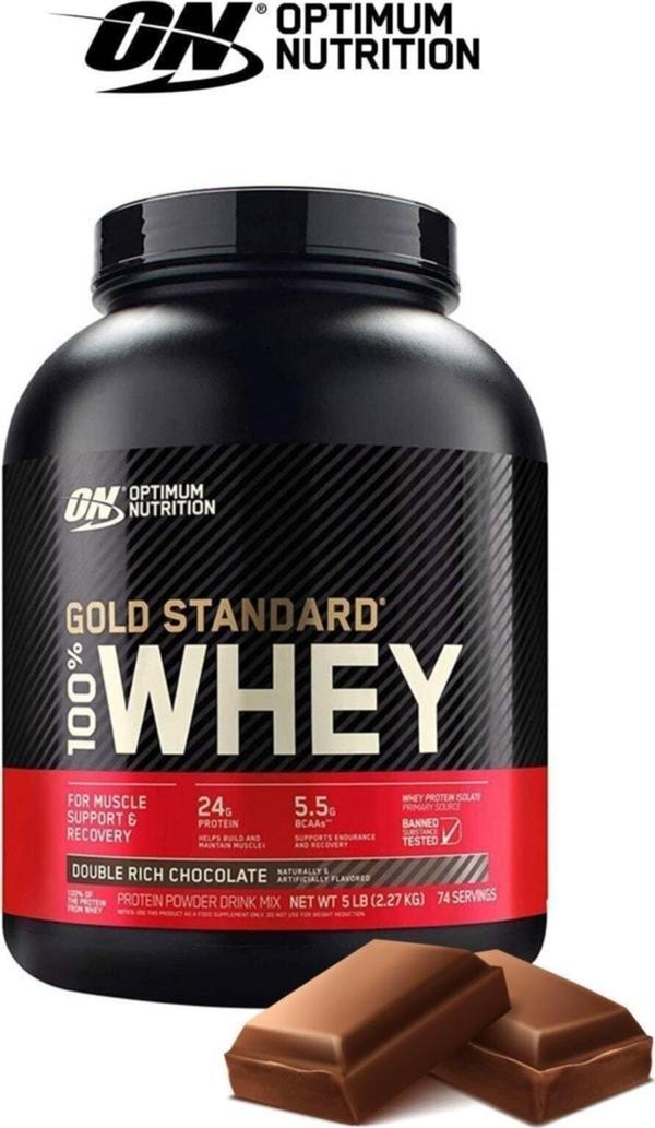 Optimum Nutrition Optimum Çikolata Aromalı Gold Standard Whey Protein Tozu 2,273 Gr - Image 1
