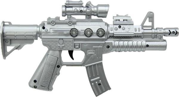 Flash Gun Işıklı Sesli Poşetli Tüfek - Image 1