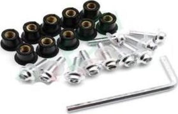 Espada Siperlik Cam Vidası 5mm 10lu Set Gümüş - Image 1