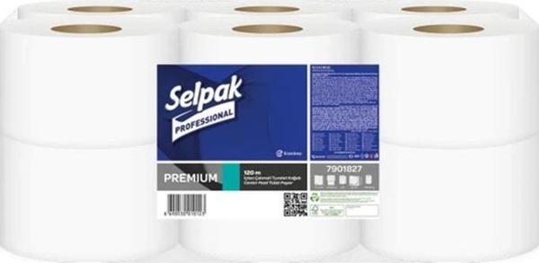 Selpak Professional Içten Çekmeli Tuvalet Kağıdı 120metre 12li - Image 1