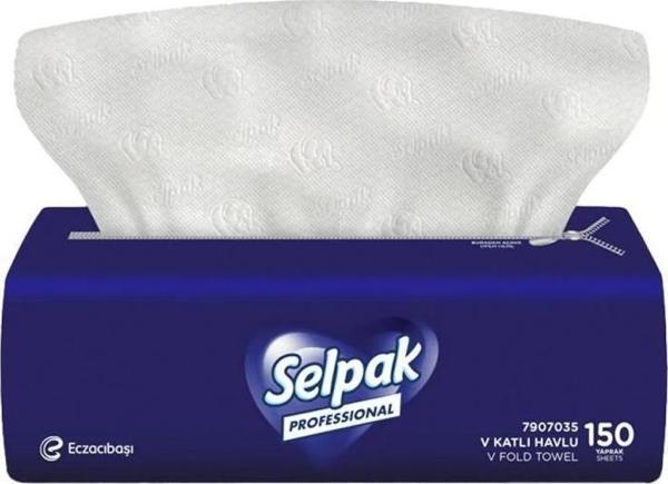 Selpak Professional V Katlı Premium Havlu 150 Yaprak x 15 Adet (7907035) - Image 1