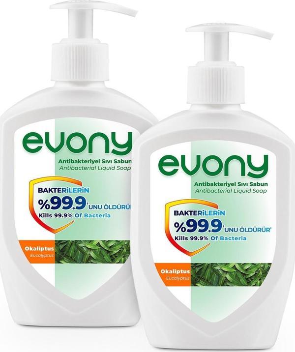 Antibakteriyel Sıvı Sabun Okaliptus 300ml 2 Adet - Image 1