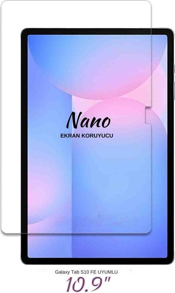 Galaxy Tab S10 FE Uyumlu 10.9 inç Fuchsia Nano Ekran Koruyucu Ultra İnce Screen Protector - Image 1