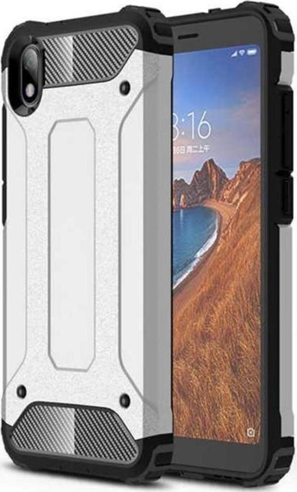 Xiaomi Redmi 7A Kılıf Armor Hybrid Zırh Silikon - Image 1