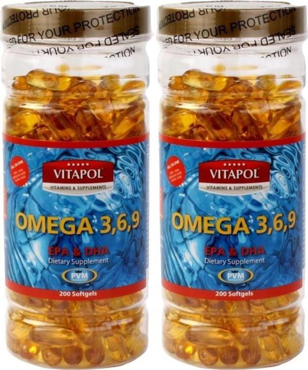 Vitapol Omega 3.6.9 Balık Yağı 2x200 Softgel - Image 1