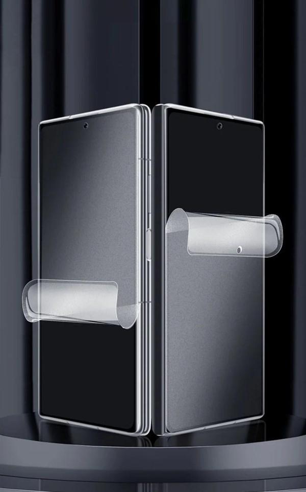 Samsung Galaxy Z Fold 7 Uyumlu Ön+Arka MATE Parmak izi bırakmayan Ekran Koruyucu Jelatin - Image 1