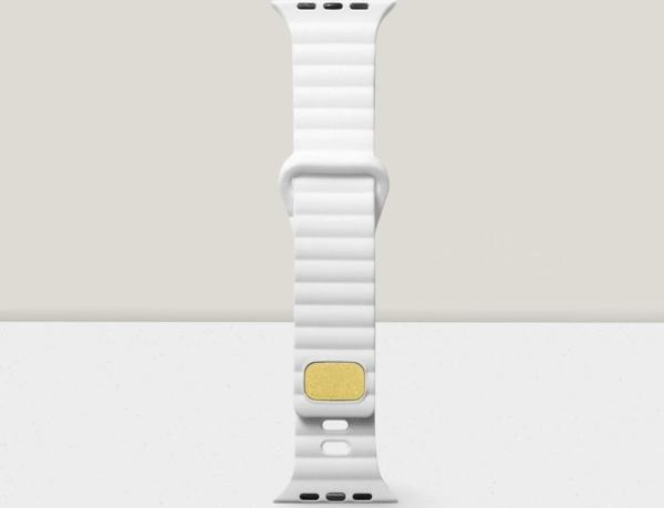 Cosmostech Akıllı Saat Watch için Uyumlu 42MM 44MM 45MM 49MM 1/2/3/4/5/6/se/7/8/ultra Silikon Kordon ve Kayışı Dalgalı Ş - Image 1