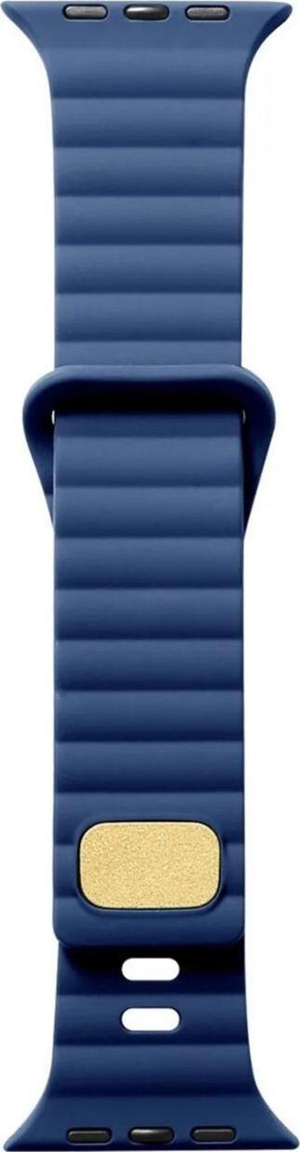 Cosmostech Akıllı Saat Watch için Uyumlu 42MM 44MM 45MM 49MM 1/2/3/4/5/6/se/7/8/ultra Silikon Kordon ve Kayışı Dalgalı Ş - Image 1