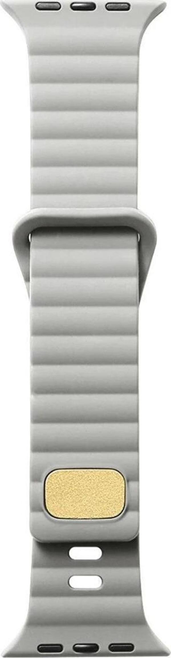 Cosmostech Akıllı Saat Watch için Uyumlu 42MM 44MM 45MM 49MM 1/2/3/4/5/6/se/7/8/ultra Silikon Kordon ve Kayışı Dalgalı Ş - Image 1