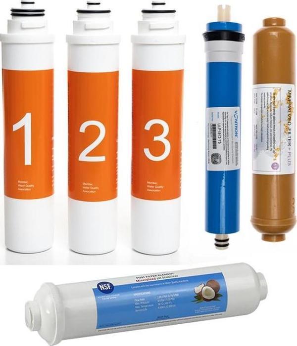 Waterlife Arıtma Cihazı Uyumlu Tak-Çevir 6'lı Filtre Seti - Image 1