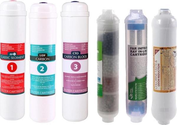 E-Water Kapalı Kasa Su Arıtma Cihazı Filtresi - Inline 6 Aşamalı Su Arıtma Filtre Seti - Detox-4'lü Minera - Image 1