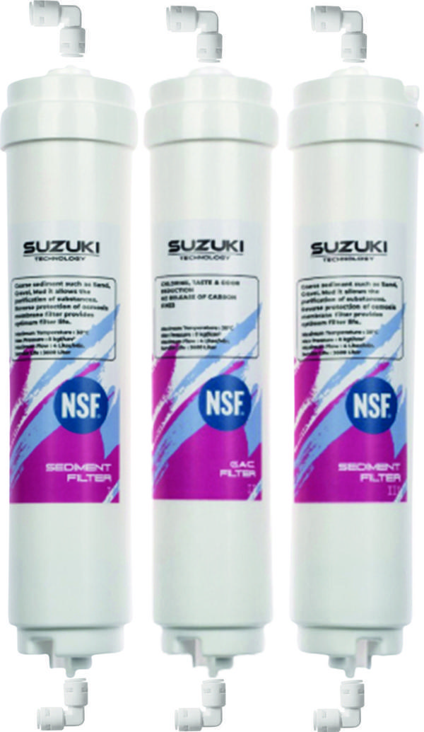 Kapalı Kasa Su Arıtma Filtre Seti 3'lü Inline Set - Image 1
