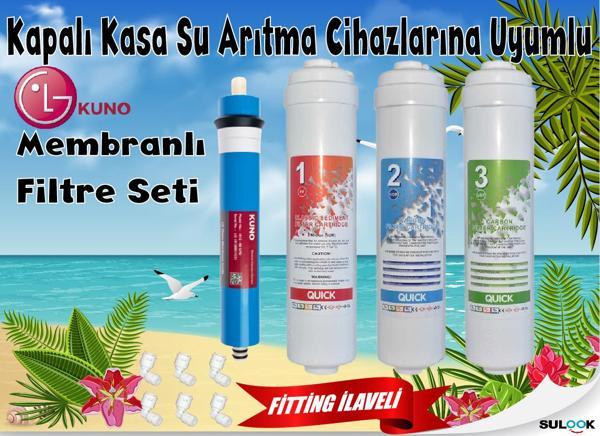 Su Arıtma Filtre Seti Inline Set Lg Kuno Membran  - Image 1