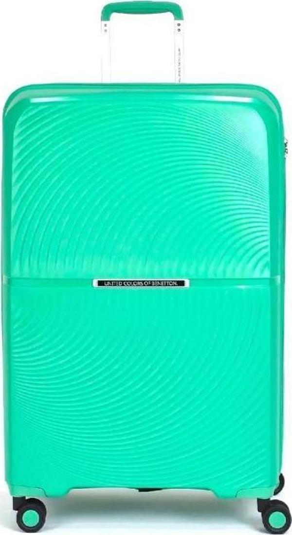 Benetton Trolley Valiz Yeşil Orta Boy 14BNT2000-02-YSL - Image 1