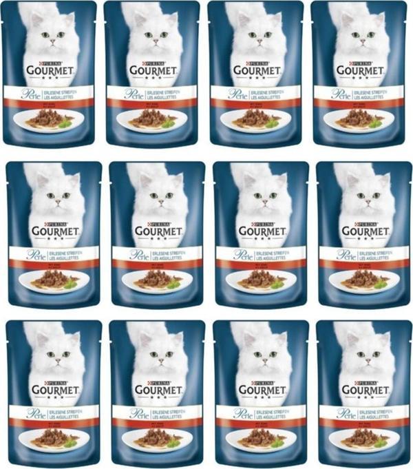 Gourmet Proplan Izgara Sığır Etli Kedi Konservesi 85 Gr x 12 Adet - Image 1