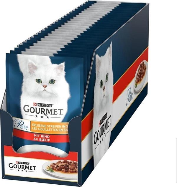 Gourmet Purina Perle Izgara Sığır Etli 85 Gr x 6 Adet - Image 1