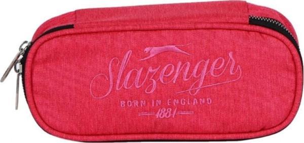 Slazenger Pembe Nakış Işlemeli Iki Bölmeli Kalemlık - 21149 - Image 1