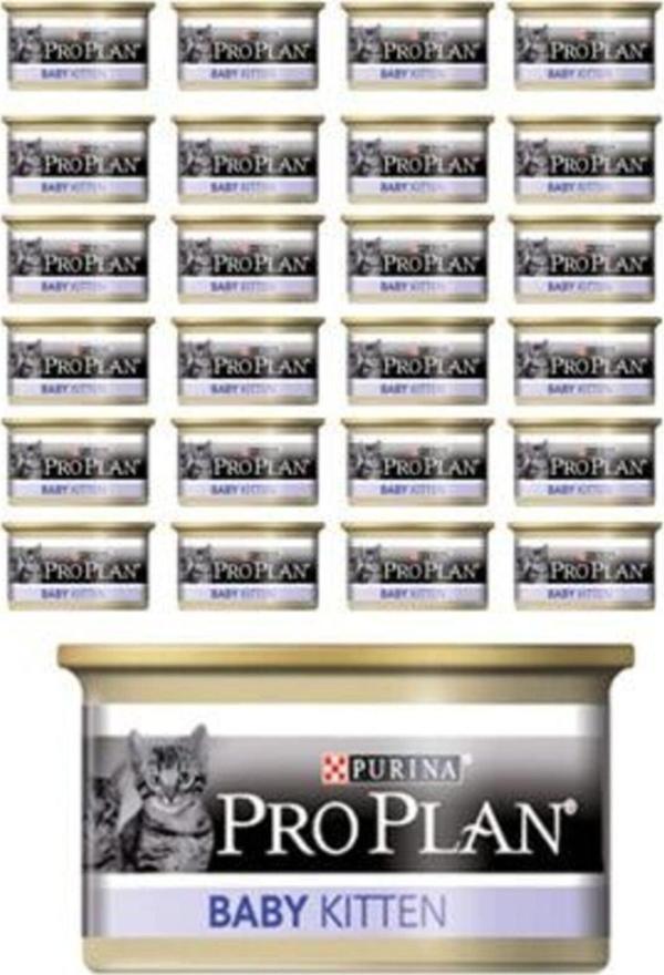 Pro Plan Baby Kitten Tavuklu Konserve Yavru Kedi Maması 85 gr x 24 Adet - Image 1