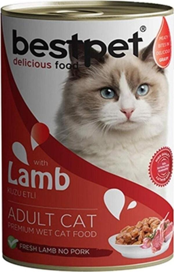 Bestpet Kuzulu Jöleli Yetişkin Kedi Konservesi 400 Gr - Farmapets - Image 1