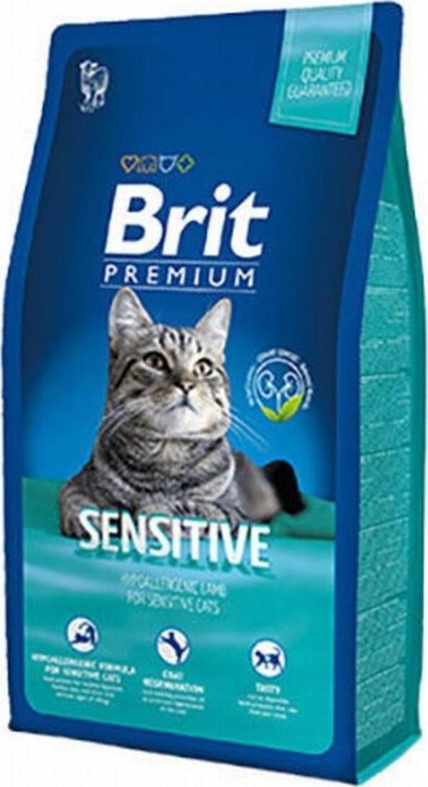 Brit Premium Adult Senstive Kuzulu Yetişkin Kedi Maması 8 Kg - Image 1