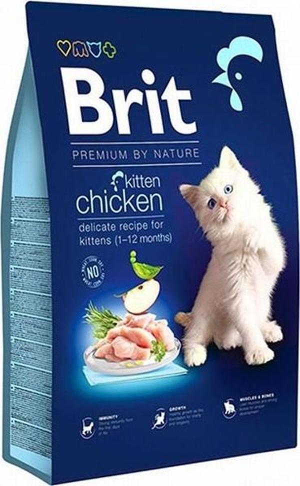 Brit Premium By Nature Kitten Tavuklu Yavru Kedi Maması 8 Kg - Image 1