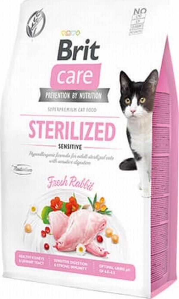 Brit Care Sensitive Tahılsız Tavşanlı Kısırlaştırılmış Kedi Maması 7 Kg - Image 1