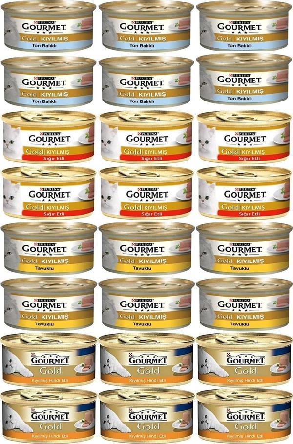 Gourmet Karışık Kedi Konserve 85 Gr X 24 Adet - Image 1