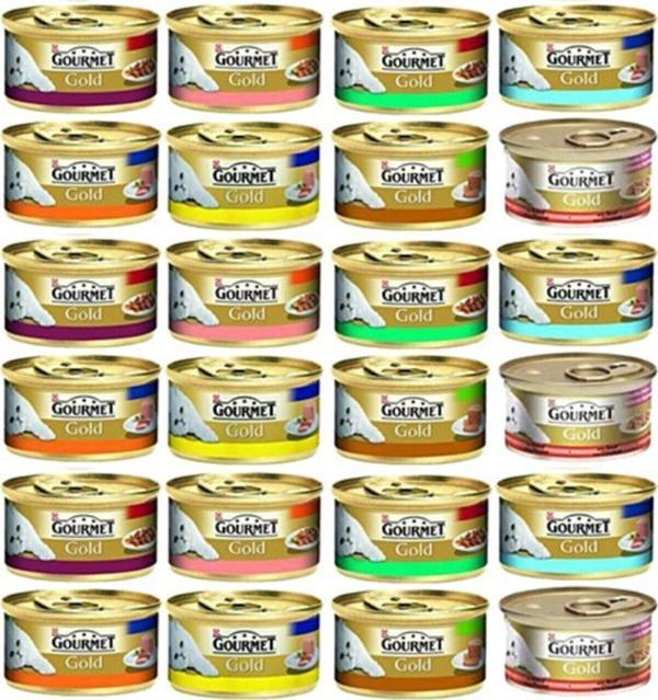 Gourmet Karışık Kedi Konservesi 85 gr. X 24 Adet - Image 1