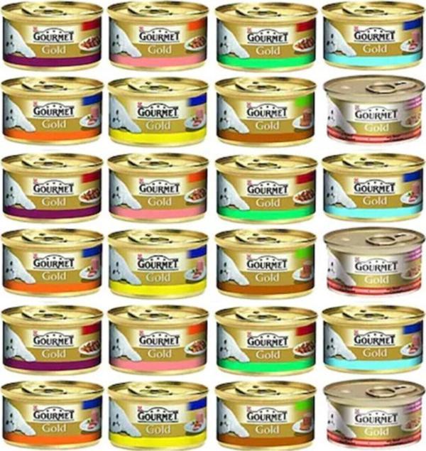Gourmet Kıyılmış Karışık Kedi Maması 85 Gr x 24 Adet - Image 1