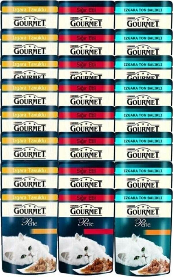 Gourmet Perle Karışık Kedi Konservesi 85gr X 24 Adet - Image 1