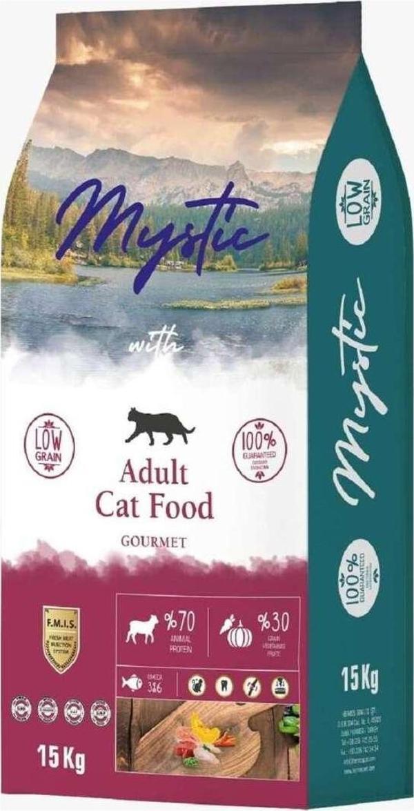 Mystic Gurme Düşük Tahıllı Yetişkin Kedi Maması 15 Kg - Image 1