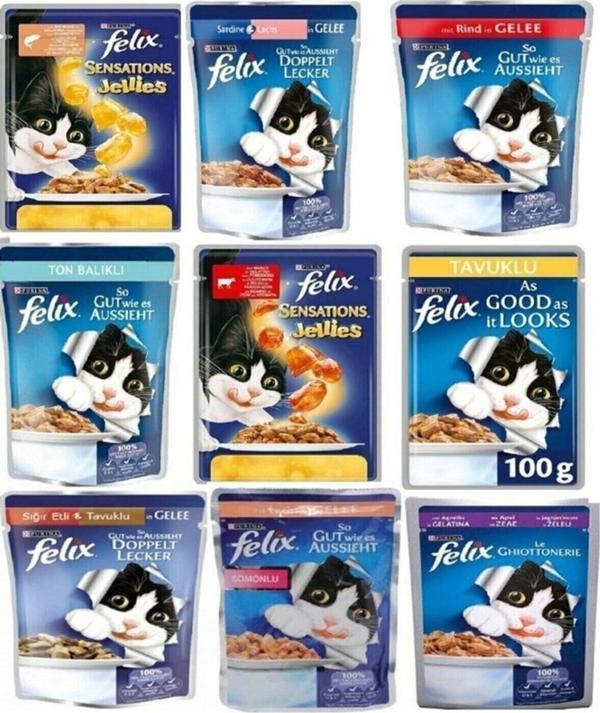 Felix 28 Adet Yaş Mama Karışık - Image 1