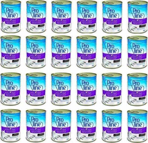 Proline Ciğerli Et Parçacıklı Kedi Konservesi 415 gr x 24 Adet - Image 1