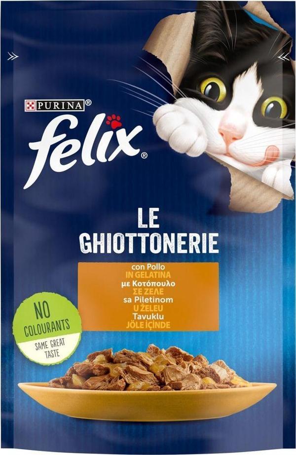 FELiX Yavru Tavuk Etli Kedi Yaş Mama 85 Gr - Image 1