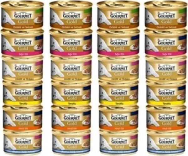 Gourmet Gold 24 Adet Karışık 85 Gr Kedi Konserve Maması - Image 1