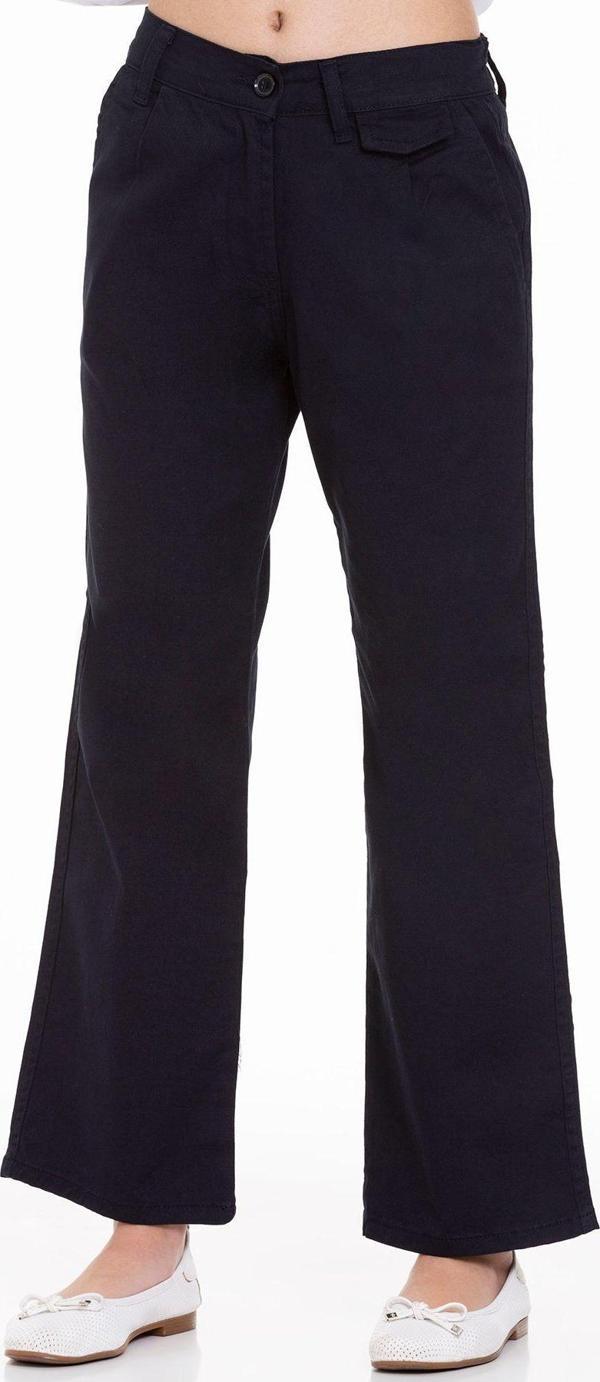 Angelos Gırls Kız Çocuk Geniş Paçalı Gabardin Pantolon 9-14 Yaş Lx249 - Image 1